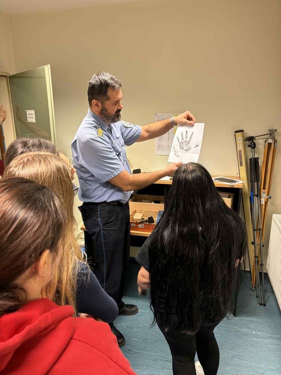 Szakmai látogatáson a Tokaji Rendőrőrsön